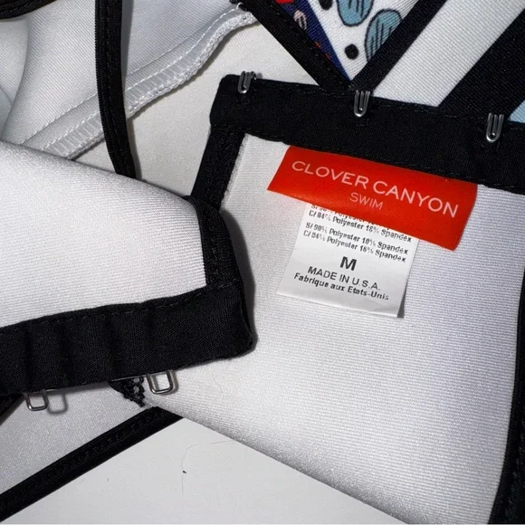 NWOT Clover Canyon swimsuit bikini. Top is a medium and bottoms are small - Picture 7 of 13